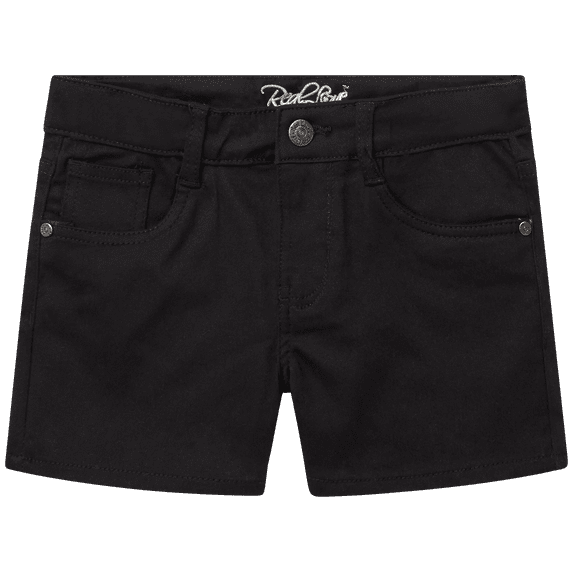 Real Love Girls' Twill Shorts - Super Stretch Twill Pull-On Casual Shorts (Sizes: 7-16)