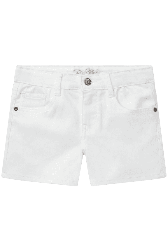 Girls' Twill Shorts - Super Stretch Twill Pull-On Casual Shorts (Sizes: 7-16)