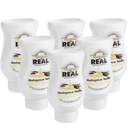 Real Madagascar Vanilla Infused Syrup, 16.9 fl oz Bottle