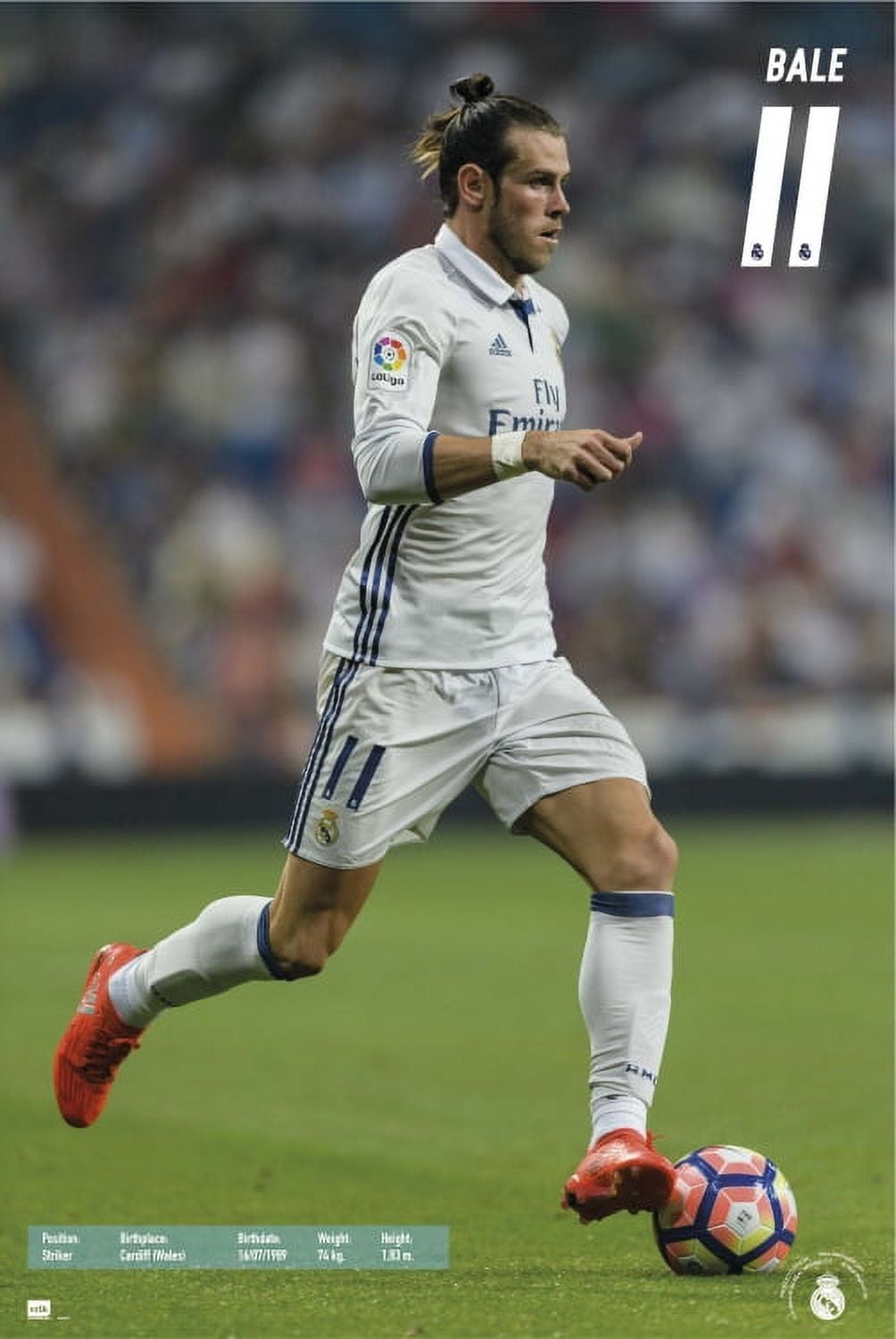 Flocage Namest Domicile Home Officiel Real Madrid 2016/2017 Bale