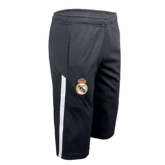 Real Madrid 3/4 Pants For Adults and Kids, Licensed Real M. Training Pants (S)