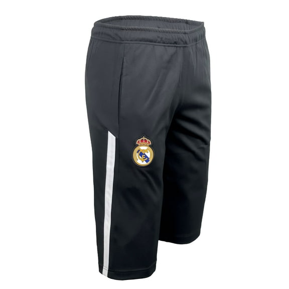 Real Madrid 3/4 Pants For Adults and Kids, Licensed Real M. Training Pants (XL)