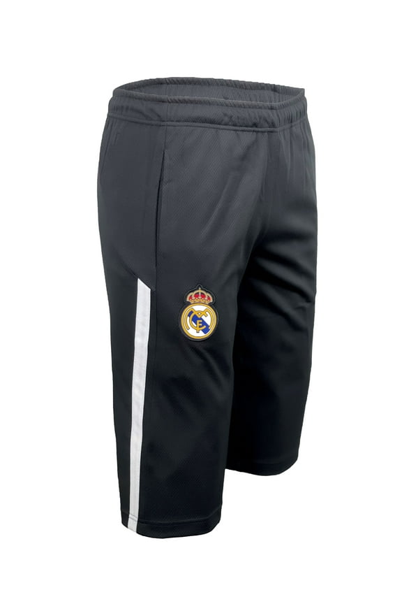 Real Madrid 3/4 Pants For Adults and Kids, Licensed Real M. Training Pants (YX)