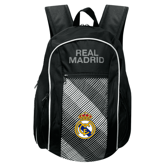 Icon Sports Real Madrid Backpack with Ball Compartment – Durable Bag with Padded Straps