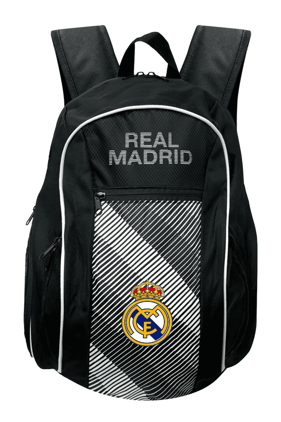 Real Madrid Backpack with Ball Compartment Durable Bag with Padded Straps