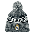 thumbnail image 1 of Real Madrid Beanie, Gray & White Knit Winter Hat, 1 of 4