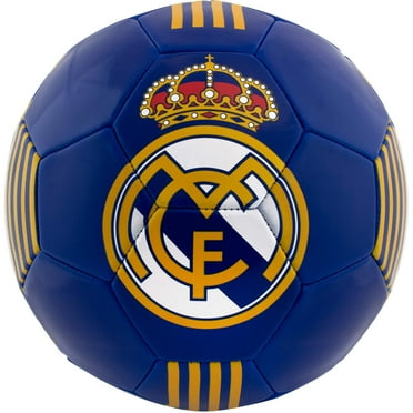 Real Madrid CF Soccer Ball, Dark Blue, Size 5