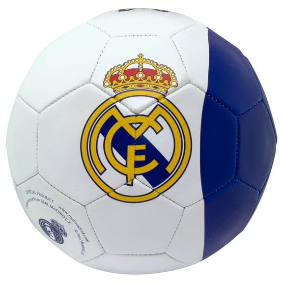 Real Madrid CF Soccer Ball - Size 5 - Officially Licensed, Sports Ball, 27-28" Circumference, Sports Team Fan Collectible, Display