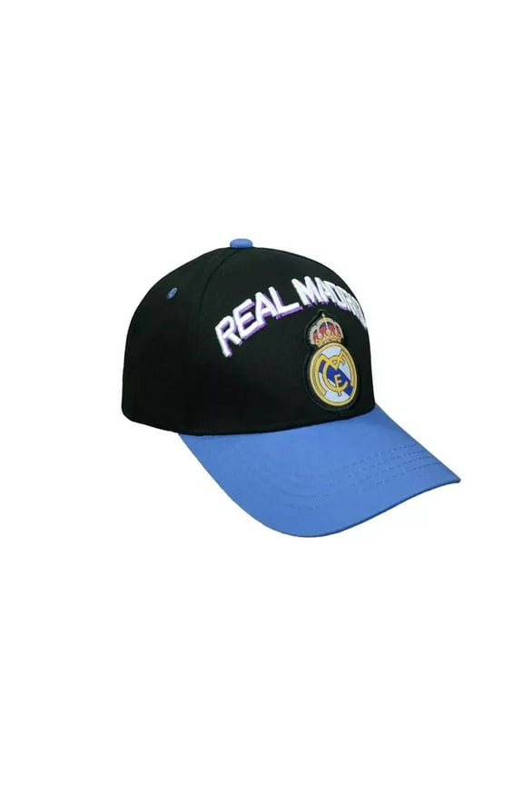 Real Madrid Cap, Black/Blue, Licensed
