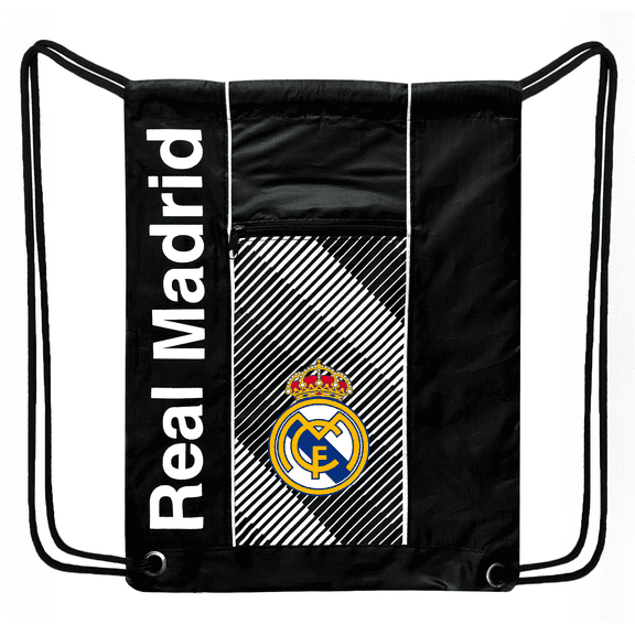Real Madrid Cinch Sack, Drawstring Backpack, Licensed Fan Gear