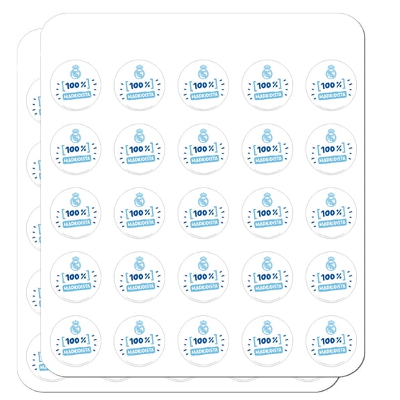 Real Madrid FC 100% Madridista Planner Calendar Scrapbooking Crafting Stickers