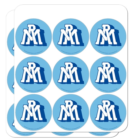 Real Madrid FC Collegiate Initials Planner Calendar Scrapbooking Crafting Stickers