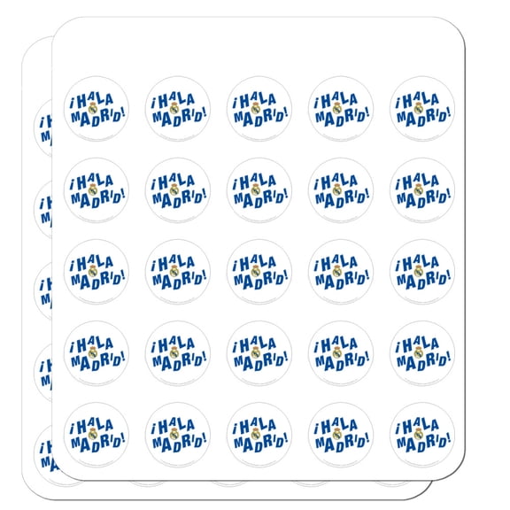 Real Madrid FC Hala Madrid Planner Calendar Scrapbooking Crafting Stickers - 50 1" Opaque Stickers