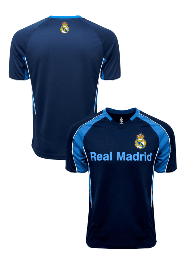Real Madrid Navy/Sky Jersey, 100% Polyester, YXS-XXL