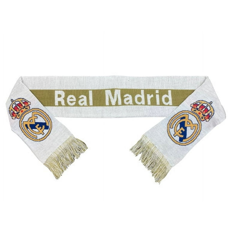 【vintage Real Madrid football scarf】 Real Madrid Scarf - White/Legend Ink