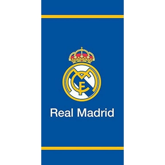 Real Madrid Soccer Football Licensed Beach Towel 30" X 60"