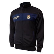 Icon Sports Officially Licensed Real Madrid Soccer Track Jacket   Full Zip Active Top   Lightweight Football Club Team Apparel, Medium