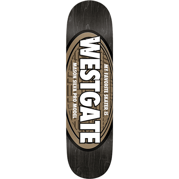 Real Silva My Favorite Skater Skateboard Deck 8.5 Black