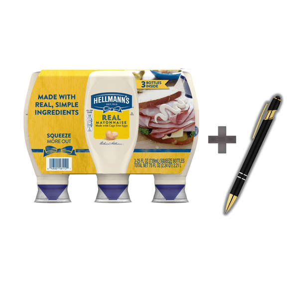Real Mayonnaise, 25 fl. oz., 3 pk.
