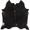 thumbnail image 1 of Real Medium Brown White Cowhide Rug, Animal Hide, Genuine Leather with Hair-on Finish, Perfect for Adding Rustic Flair to Home Décor, 1 of 5