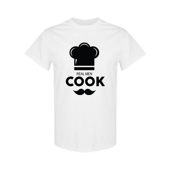 Real Men Cook T-Shirt Men -SPIdeals Designs, Male XX-Large