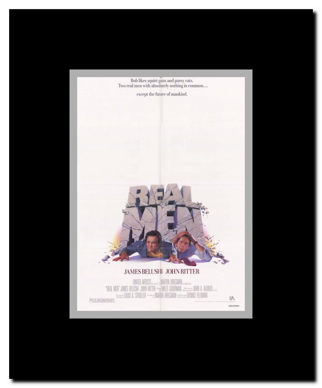 Real Men Framed Movie Poster