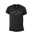 thumbnail image 1 of Real Men Go Bald Men's Modern Fit Fun Casual T-Shirt Printed Graphic Tee Charcoal Grey 2X-Large, 1 of 3