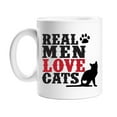 thumbnail image 1 of Real Men Love Cats Coffee Mug, 1 of 1