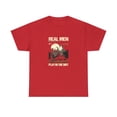 thumbnail image 1 of Real Men Play In The Dirt Excavator Shirt, Gift For Working Dad - ID: 2517, 1 of 12