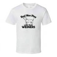 thumbnail image 1 of Real Men Play With Their Weiners Funny T-Shirt Glam Daschund Dog Funny T Shirt, 1 of 1