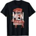 thumbnail image 1 of Real Men Smell Like Barbecue Smoked Meat Men Gift BBQ T-Shirt, 1 of 2