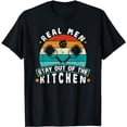 thumbnail image 1 of Real Men Stay Out Of The Kitchen Pickleball T-Shirt, 1 of 5
