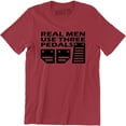 thumbnail image 1 of Real Men Use Three Pedals - Street Racing Men's Cars Speed Style Tee, 1 of 4