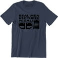 thumbnail image 1 of Real Men Use Three Pedals - Street Racing Men's Cars Speed Style Tee, 1 of 4