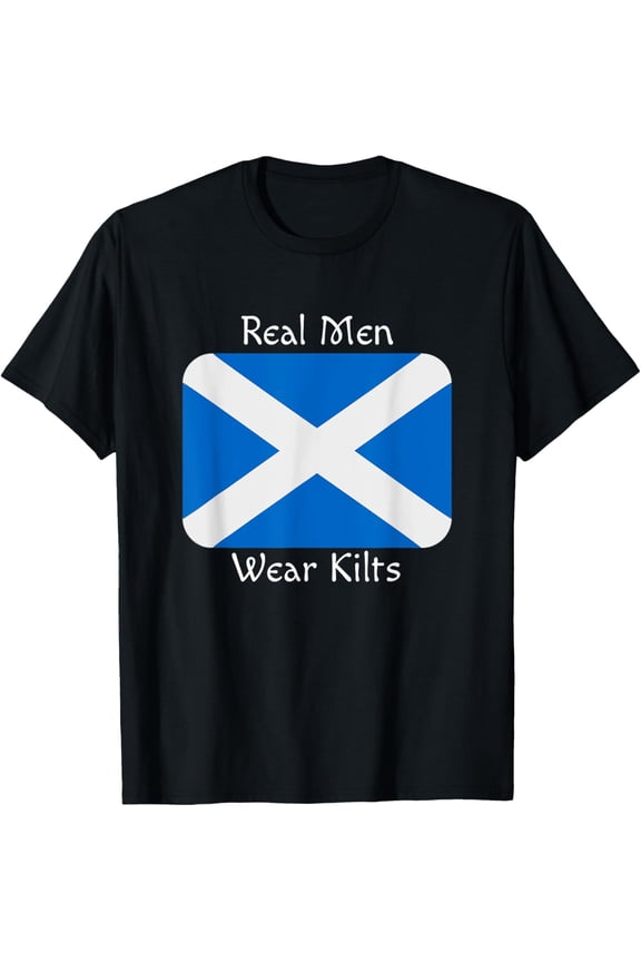Real Men Wear Kilts Celtic Pride T-Shirt