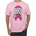 thumbnail image 1 of Real Men Wear Pink Awareness Men's Graphic T-Shirt, Light Pink, 2XL, 1 of 3