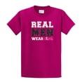 thumbnail image 1 of Real Men Wear Pink Breast Cancer T-Shirt-fuschia-xxxl, 1 of 1