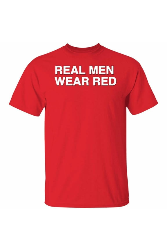 Real Men Wear Red Retro 90's T-Shirt
