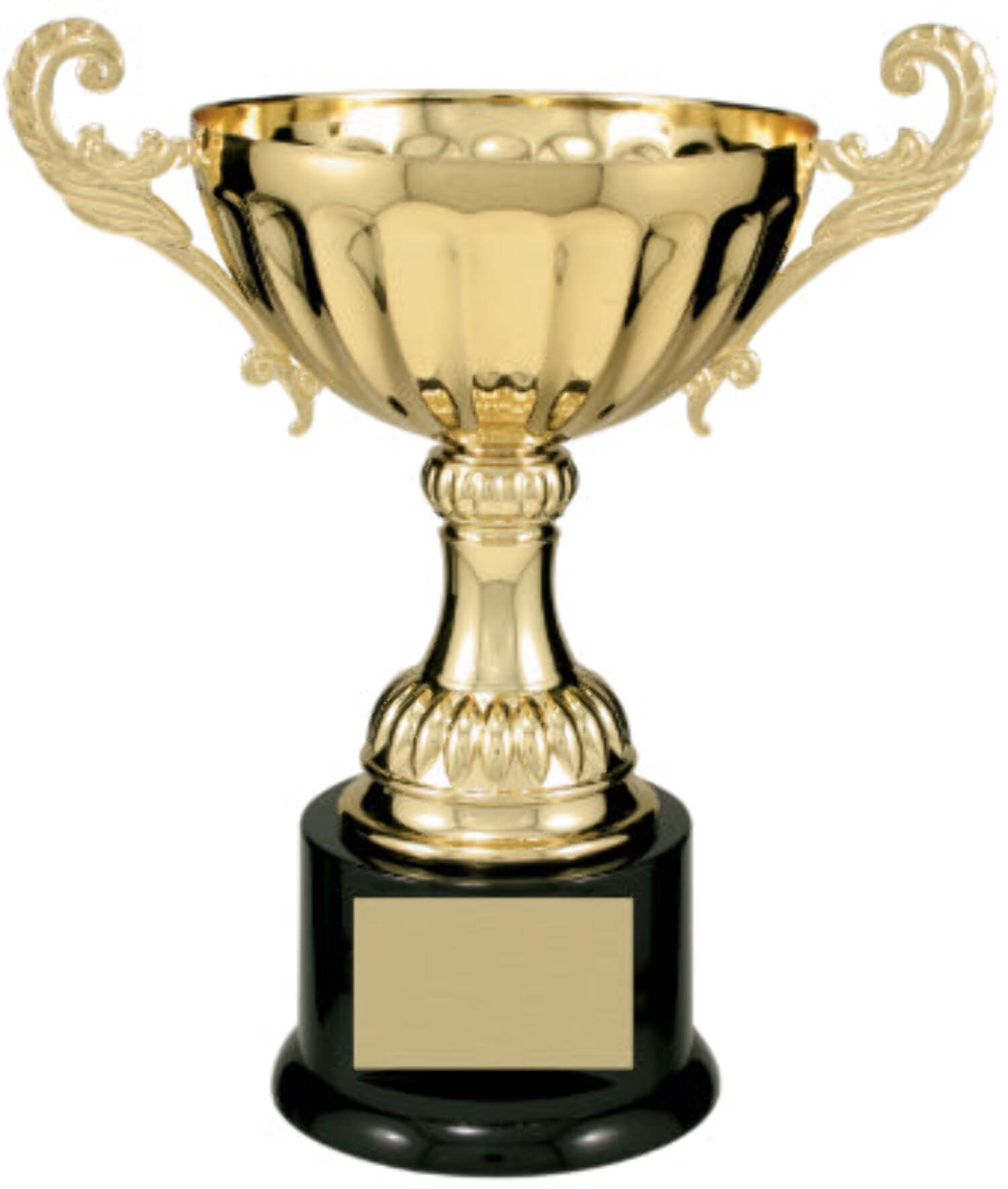 Real Metal Cup Trophy in Gold or Silver Trophy Award, Engraved Corporate Trophy Cup Award - Available in 4 Sizes Free Engraved Plate Included
