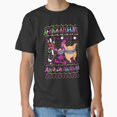 thumbnail image 1 of Real Monsters Holiday Sweater with Fun Seasonal Creepy Humor Unisex T-Shirt, up to size 5XL, 1 of 2