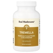 Real Mushrooms Tremella, Mushroom Extract Powder, 120 Capsules