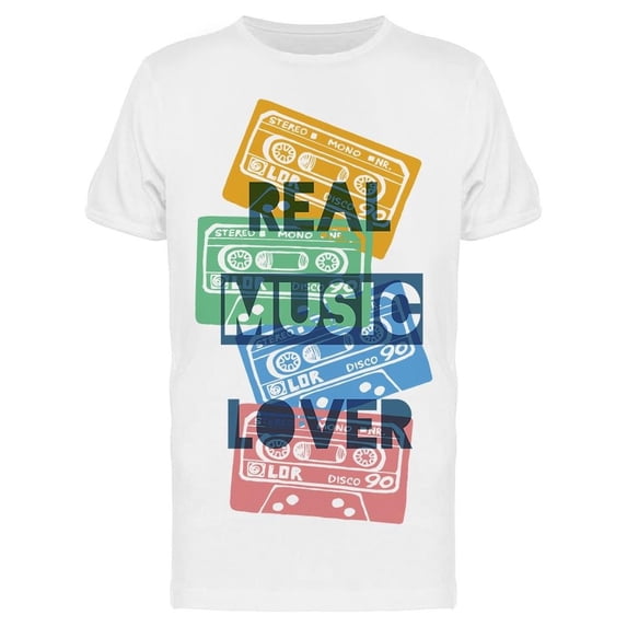 Real Music Lover Tee Men's -Image by Shutterstock