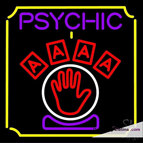 Real Neon Led Tubes Psychic With Hand Led Sign Handmade Lamp Neon Signs For Wall Decor