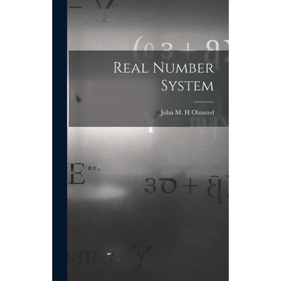 Real Number System, (Hardcover)
