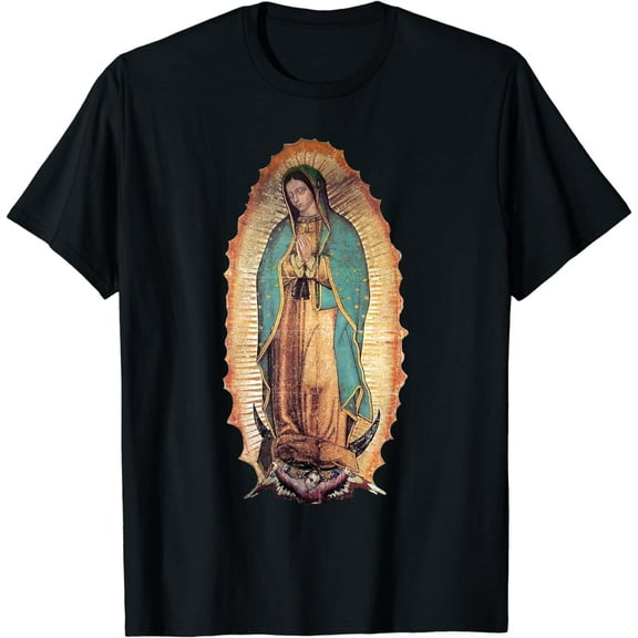 Real Our Lady of Guadalupe Virgin Mary Catholic T-Shirt