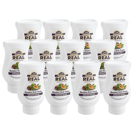 Real Passion Fruit Puree Infused Syrup, 16.9 fl. oz. Bottle