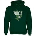thumbnail image 1 of Real Patriots Are From Philly Vintage Distressed Mens Hoodie Forest Green X-LG, 1 of 1