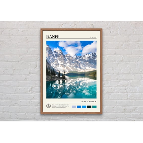 Real Photo, Banff Print, Banff Wall Art, Banff Poster, Banff Photo, Banff Poster Print, Banff Wall Decor, Canada Poster Print , Poster Print Only