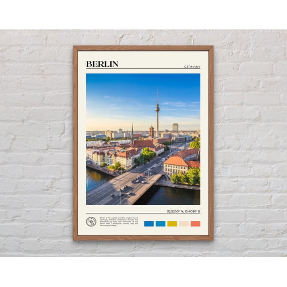 Real Photo, Berlin Print, Berlin Wall Art, Berlin Poster, Berlin Photo, Berlin Poster Print, Berlin Wall Decor, Germany Poster Print, 24x36 UNFRAMED