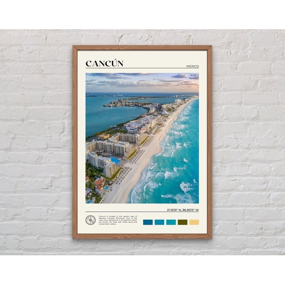 Real Photo, Cancún Print, Cancún Wall Art, Cancún Poster, Cancún Photo, Cancún Poster Print, Cancún Wall Decor, Mexico Poster Print, 12x18 UNFRAMED